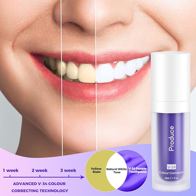 v34 Color Corrector Teeth Serum-30ml